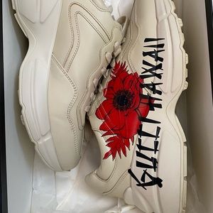 Gucci Rhyton Hawaii Sneakers Women SIZE 37